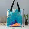 Bolsa Láser de PVC Bolso Transparente Personalizado Bolsa de Regalo Bolsa de Gelatina Colorida Bolsa de Plástico para Souvenirs con Logo Impreso