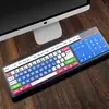 Teclado mecánico de escritorio universal cóncavo-convexo a prueba de polvo película protectora cubierta almohadilla funda protectora película plana