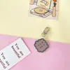 Chaveiro de Urso Coração Girly Japonês e Coreano Celeb da Internet Coelho Desenho Animado Fofo Pingente de Bolsa Pingente de Conjunto de Fones de Ouvido Simples