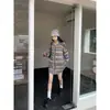 Abrigo suéter de rayas para mujer, nueva colección otoño/invierno 2026, cárdigan de punto elegante y casual de manga larga con un toque de alta gama