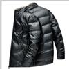 Nueva Chaqueta Corta de Plumas de Invierno a Prueba de Viento con Cuello Alto de Lana, Moderna, para Hombre, a Prueba de Frío e Impermeable, Ropa de Hombre