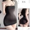 Lencería Sexy para Mujer, Camisón Sexy Hombros Descubiertos, Set de Camisón Bodycon Ajustado de Seda Brillante Seductivo Qqny