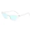 Gafas de sol retro triangulares cat-eye de montura pequeña, versátiles, a la moda, estilo ins, para mujer, de moda europea y americana, transfronterizas