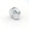 Tapa de Perilla de Aleación de Aluminio 25 mm de Alto Diámetro Interior del Agujero 10 mm Eje Semiplano de 6 mm Botón de Interruptor de Ajuste de Potenciómetro de Eje de Flor