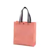 Bolsa tote de tecido não tecido com botão oculto de loja de roupas femininas da moda, bolsa de compras ecológica para roupas e acessórios femininos, pode ser impressa com logotipo
