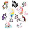 Etiquetas de Bordado a Máquina Estampados de Bordado de Animales de Dibujos Animados Accesorios para Prendas Parche Adhesivo Parche Bordado Parche de Tela Etiqueta de Tela