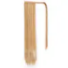 Peluca Europea y Americana Cola de Caballo Extensión de Cabello Lacio Velcro Fibra Química Cola de Caballo Peluca Femenina Cola de Caballo Lista para Usar