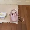 Exquisito Bolso Tote Pequeño para Mujer, Nuevo Bolso de Hombro de Moda Verano 2026 para el Trabajo y los Viajes Diarios, Bolso Cruzado Tipo Cubo