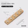 Base de prática de manicure Estilo japonês log metal suporte de almofada de unhas prática suporte de exibição de desgaste fixo almofada de unhas ferramenta de argila