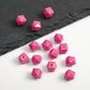 8 * 10mm acrílico colorido cubo açúcar multi-corte geométrico losango furo passante contas soltas DIY pulseira chaveiro acessórios