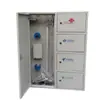 Suministro Directo de Fábrica Caja de Distribución de Fibra Óptica Tres Redes en Una de 48 Núcleos, Caja de Distribución de Fibra Óptica Ftth Montada en Pared Exterior de Placa Laminada en Frío