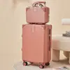 Roda universal silenciosa mala de bordo de 20 polegadas grande capacidade portátil nova mala trolley com combinação