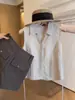 Recomendado~ Camisa Sem Manga de Linho Cinza Mescla de Alta Qualidade Shenzhen Nanyou para Mulheres, Colete Polo de Luxo Leve