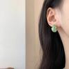 Verano 2024 Nuevos pendientes de verano azul menta hielo para mujer Nicho Elegantes pendientes elegantes de alta gama Elegantes