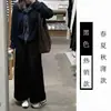 Pantalones blancos estilo perezoso japonés para mujer, primavera y verano, versátiles, nuevo estilo, para bajitas, pierna ancha, adelgazantes, con corte curvo, pantalones cargo