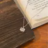 Colar Gatinho Cheio de Diamantes Novo Design de Nicho de Luxo Leve Colar de Alta Qualidade Corrente de Clavícula Bonita e Elegante