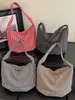 Bolso tote de hombro a cuadros estilo coreano único, nuevo y moderno de otoño 2026, bolso cruzado de gran capacidad para el día a día