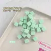 Esponja mini bloco de tofu de 1cm para nail art, para efeitos degradê e borrados, ferramenta pequena quadrada para nail art com clipe de pegada especial
