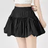 Falda de capullo floral, nuevo estilo de verano 2026 para mujer, falda abullonada, falda corta, falda de paraguas de cintura alta, falda midi, falda de línea A, falda culotte