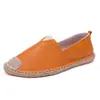 Novo Estilo Venda Direta da Fábrica Moda Casual Alpargatas Masculinas e Femininas, Sapatos Tecidos de Palha, Slip-On de Lona Respirável Sapatos Preguiçosos