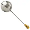 Válvula de Flotador de Acero Inoxidable 1/2 Pulgada, 3/4 Pulgada, 1 Pulgada Controlador de Nivel de Agua para Cocedor de Arroz, Interruptor de Entrada para Tanque de Agua de Torre de Agua, Válvula de Cobre