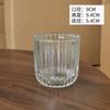 Portavelas de Vidrio Engrosado Fiesta Cumpleaños Copa para Velas Vaso Vacío Decoración de Cristal DIY Adornos de Aromaterapia Estilo Retro