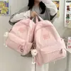 Mochila de Color Sólido para Niñas, Bolso Escolar Simple Estilo Universitario, Mochila de Viaje para Estudiantes, Mochila para Clase y Viajes Diarios