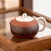 Tetera de Arena Púrpura Zhu Mud de Fábrica Baifu Hecha a Mano Plata 999 Tetera Xi Shi Juego de Té Kung Fu de Alta Gama Tetera Té Casero
