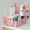 Caja de pañuelos multifuncional para escritorio, creativa, con control remoto, para el hogar, la sala de estar, la mesa de centro, la caja de papel, estante de mesa