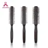 Peine Rulo para el Cabello sin Cerdas de Madera Maciza Dientes de Nylon en Forma de V Cabeza de Flor de Pera Cabello Rizado Estilo Ondas Grandes y Voluminoso
