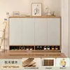 Zapatero para uso doméstico, mueble integrado con puerta en la entrada, mueble de almacenamiento de gran capacidad para el pasillo exterior, nuevo modelo 2026, zapatero para recibidor