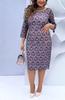 Vestido elegante ajustado de longitud media, sexy, floral, para comercio exterior europeo y americano transfronterizo 2024, Amazon, talla grande para mujer