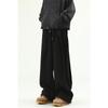 Pantalones de Madera Desestructurados Americanos Primavera y Otoño Marca de Tendencia Diseño de Nicho Pantalones Machete Hombres y Mujeres Rectos Casuales Pantalones de Pareja