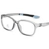Monturas Ópticas para Gafas con Patillas, Monturas Tr90 con Filtro de Luz Azul, Monturas Grandes Adecuadas para Caras Grandes, Monturas Negras con Lentes Anti-Luz Azul