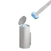 Nova Escova de Vaso Sanitário Descartável para Uso Doméstico, Sem Cantos Mortos, Cabeça de Reposição Montada na Parede, Escova de Limpeza para Banheiro
