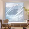 Cortinas térmicas de inverno, película de janela selada de camada dupla, película de isolamento à prova de vento e espessada, solução anticongelante e bloqueadora de vento para clima frio, folha de plástico