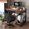 Escritorio de computadora, escritorio de gaming pequeño, mesa de escritorio para uso doméstico, mesa de comedor para dormitorio, adecuado para colocar una computadora, escritorio de estudio para estudiantes y escritorio de oficina