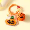 Llavero creativo de doble cara con etiqueta de Halloween, bonitos adornos para bolso, cadena de coche para pareja, pequeños regalos al por mayor
