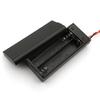 Caixa de bateria AAA nº 7 2 seções 3 seções 4 seções com tampa com interruptor com fio vermelho e preto compartimento de bateria 3V4.5V6V trava de impressão digital