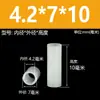 M2.5M3M4M5M7 Coluna Espaçadora Passante de Nylon Parafuso Isolante de Plástico Bucha Acolchoado Espessado Poste de Lâmpada de Isolamento