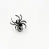 Brincos de Stud para Lábio F136 Aranha Titânio Diamante Negro Moda Joia de Orelha Acessórios de Piercing de Titânio G23 Atacado Transfronteiriço Europeu e Americano