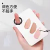 Paleta de maquiagem Fundação de maquiagem Corretivo líquido Paleta de anel Paleta profissional de aço inoxidável com barra de paleta