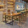 Fijo, Portatarjetas Personalizado Estilo Industrial Barra Pequeña Barra Transparente Barra Sofá Tienda de Té con Leche Tema Café Silla Croissant Cojín de Asiento Negro