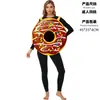 Comida para Hobby de Adulto Disfraz de Cosplay Dulce Rosquilla Papas Fritas Palomitas Pepino Disfraz de Juego de Rol Disfraz para Fiesta de Bromas de Halloween