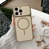 Funda Magnética para Teléfono de Dos Colores de Cambio Instantáneo de Color con Sensación de Piel Adecuada para Apple 17Promax Funda Protectora de Moda 16/15/11