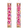 Cortina de Porta para Decoração de Festa Festival Havaiano, Decoração de Banner para Festa de Formatura, Decoração para a Época de Volta às Aulas, Pano para Pendurar na Porta da Frente
