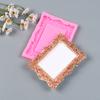 Molde de Silicona para Hacer Adornos Pequeños, Marco de Espejo de Estilo Retro Europeo DIY, Forma de Marco de Fotos, Decoración para Pastel de Fondant de Chocolate