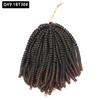 Peluca Xuchang Trenzas Sucias Africana Femenina Exportación Venta al Mayoreo Trenzas Pequeñas Primavera Fibra Química Ganchillo Cabello Rizado Negro Mary Baby