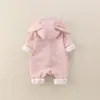 Mono de principios de otoño para bebé Ropa exterior linda para salir Ropa para bebé de 100 días Mono de princesa para primavera y otoño
