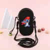 Bolsa de Teléfono de Silicona Transfronteriza En Stock Portátil Cruzada para Gafas de Sol Almacenamiento Monedero de un Solo Hombro Fijo Dopamina